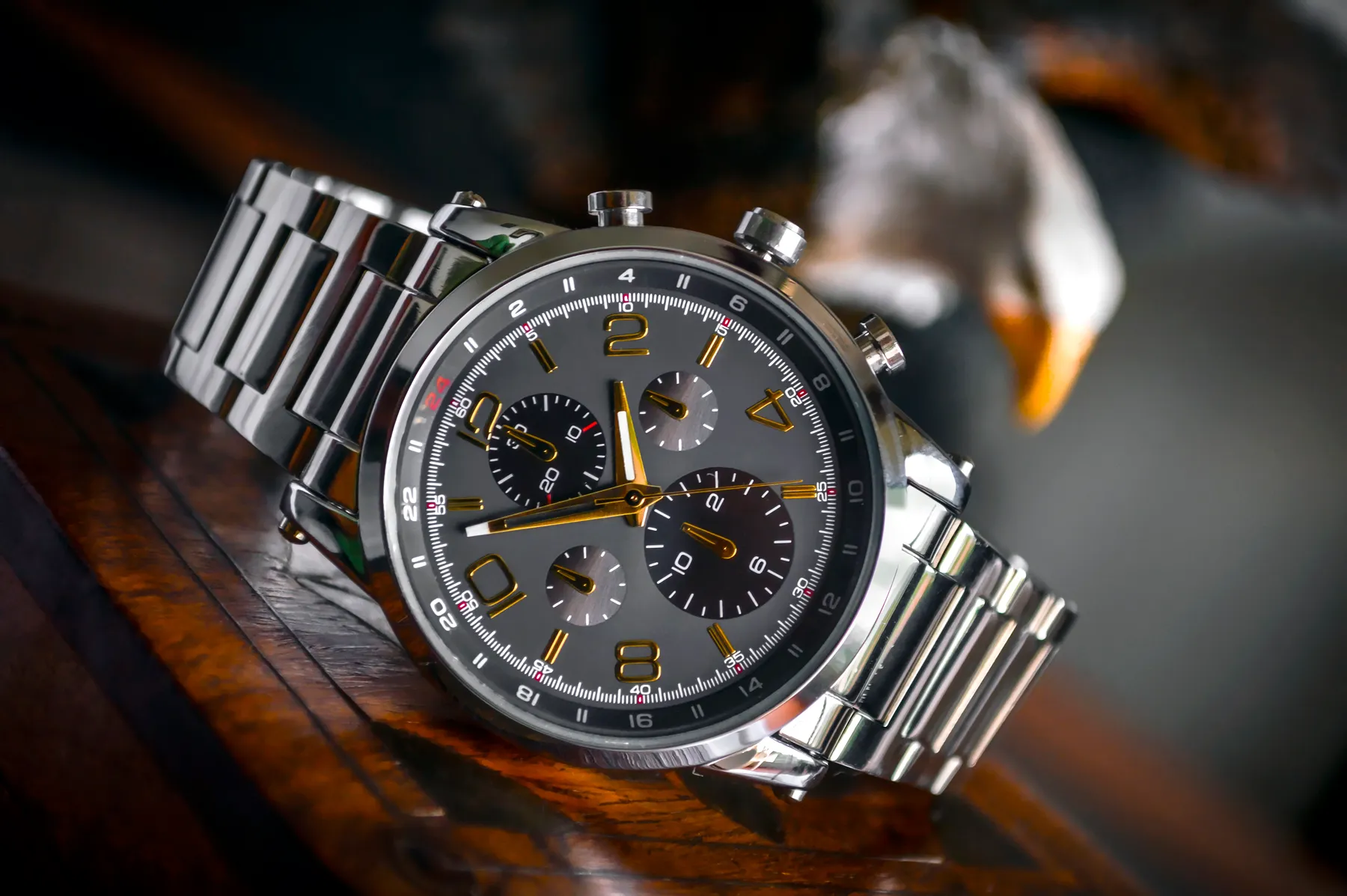 Chronographe Acier
